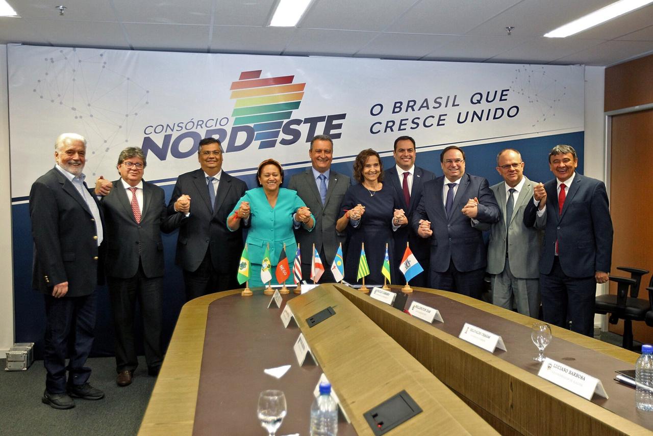 Além de formalização do Consórcio Nordeste, governadores também divulgaram uma carta