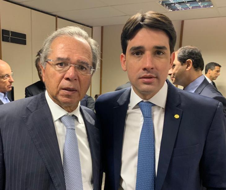 Silvio Costa Filho discute Novo Pacto Federativo com Paulo Guedes