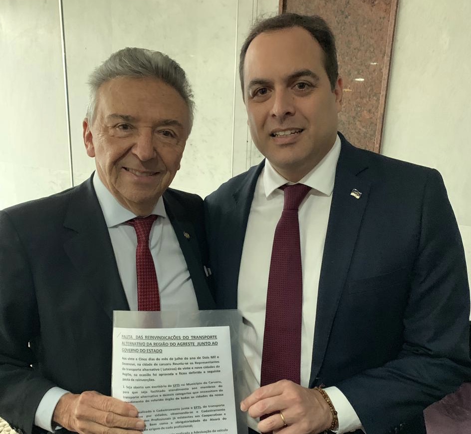 Queiroz apresenta reivindicações de representantes do Transporte Alternativo a Paulo Câmara