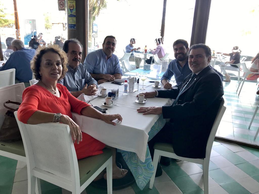 Almoço pode render aliança nas eleições do próximo ano