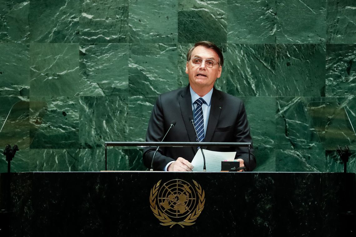 Em discurso na ONU, Bolsonaro ataca Cuba, França e Venezuela