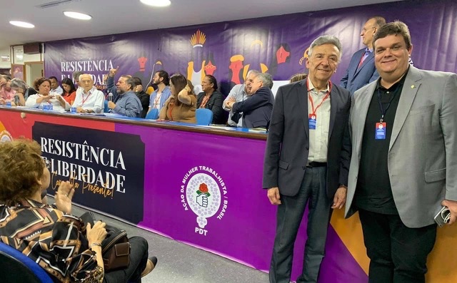 Zé e Wolney marcam presença em reunião do Diretório Nacional do PDT