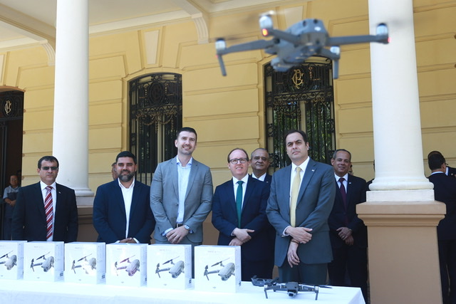 Governo de Pernambuco recebe doação de 20 drones para uso da Defesa Civil