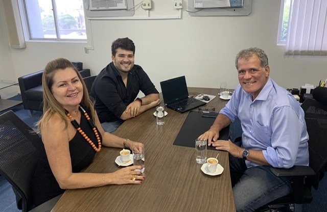 Roberta Arraes e Bringel Filho se reúnem com presidente da PERPART