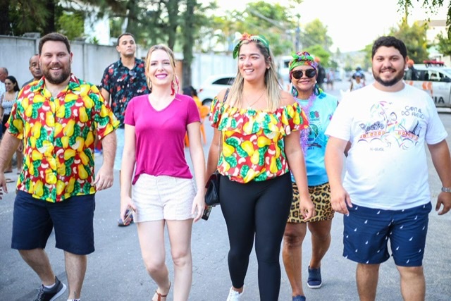 No Recife, Wanderson Florêncio cumpre agenda ao lado da delegada Patrícia Domingos