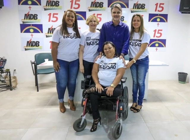 Núcleo em defesa das Pessoas com Deficiência é lançado pelo MDB Pernambuco
