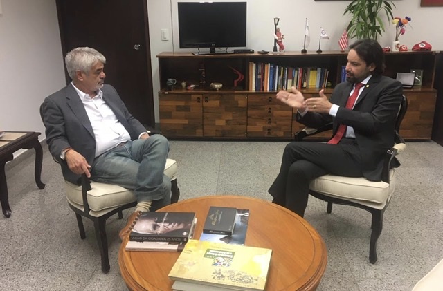 Em Brasília, Diogo Moraes cumpre agenda de reuniões e audiências com senadores pernambucanos