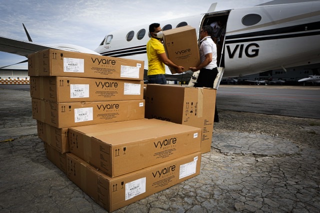 Respiradores apreendidos por determinação judicial chegam a Pernambuco