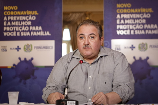 Secretário de Saúde de Pernambuco testa positivo para Covid-19