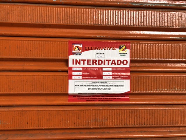 Barracas interditadas no Parque 18 de Maio serão removidas