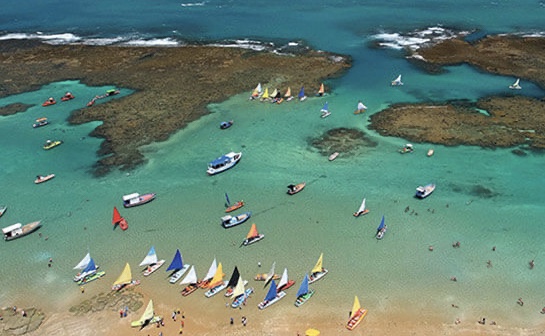 Porto de Galinhas liberada para práticas esportivas e banho de mar