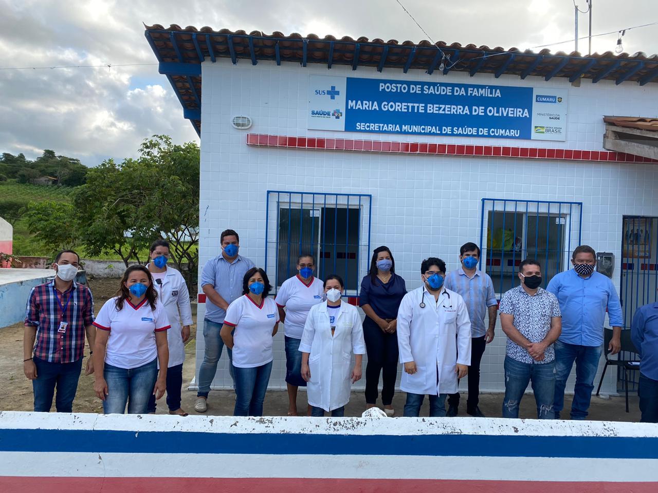 Prefeitura de Cumaru entrega novo posto de saúde em comunidade