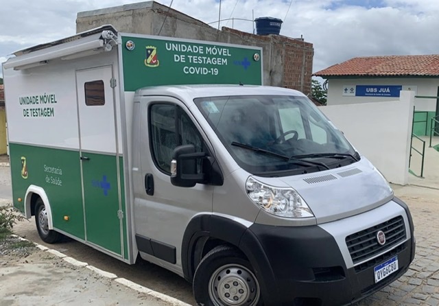 Caruaru conta com unidade móvel de testagem contra à Covid-19