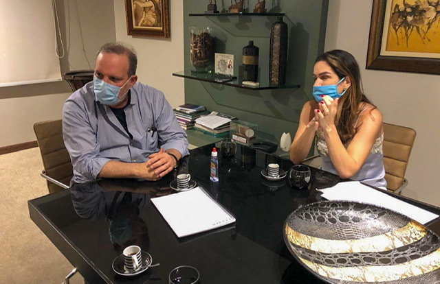 Regina Lapa recebe apoio de Armando Monteiro em Tracunhaém