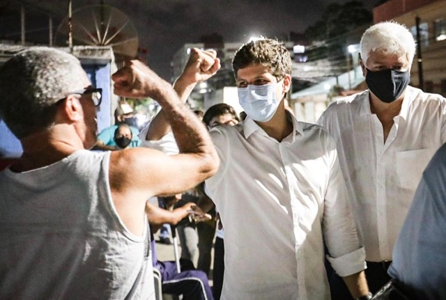Após convenção, João Campos realiza primeiro ato como candidato