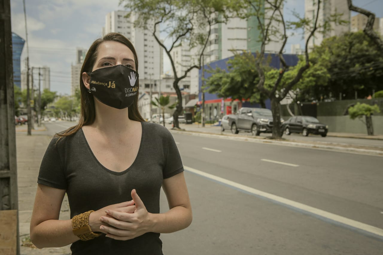 Patrícia reitera compromisso de acabar com “indústria da multa”