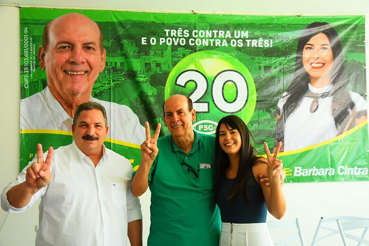 Em São Bento do Una, Eriberto Medeiros declara apoio a Paulo Afonso