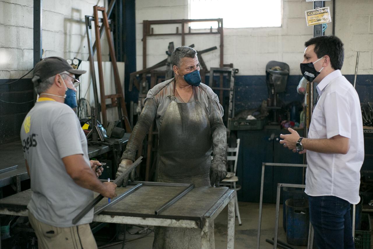 Raffiê faz visita ao Distrito Industrial de Caruaru