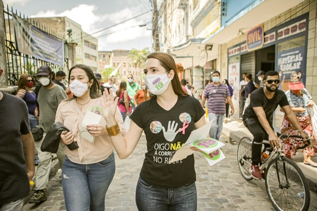 Patrícia propõe soluções para os comerciantes do centro do Recife