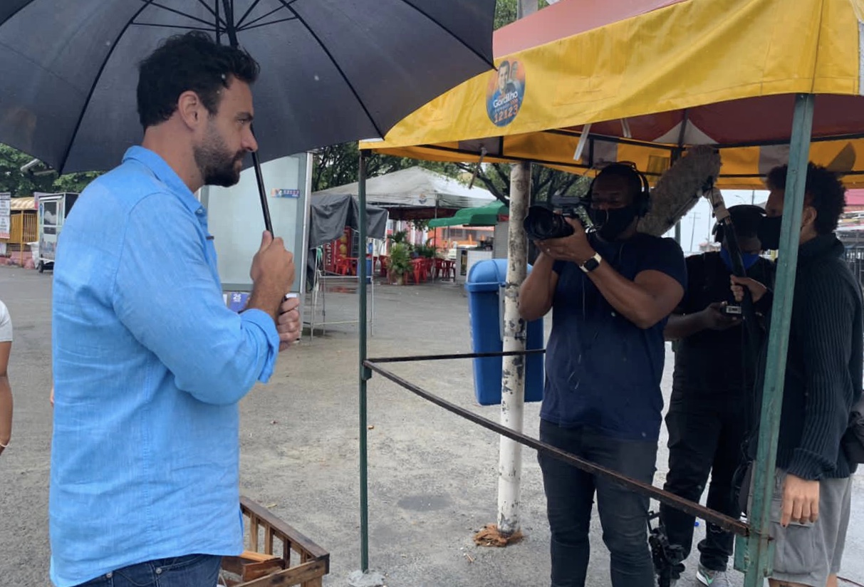 Candidato do PSL visita Salvador para conhecer obras de VLT