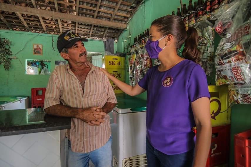 Raquel Lyra visita moradores da zona rural durante fim de semana