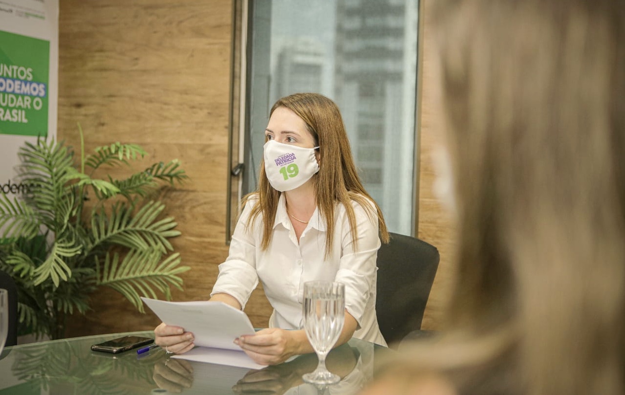 Delegada Patrícia planeja campanha para reta final do primeiro turno