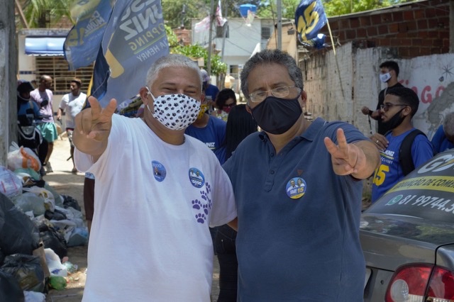 Celso Muniz e Patricia Henry visitam comunidade do Baccaro