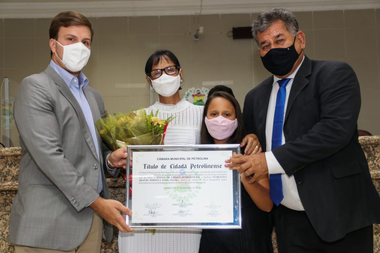 Vice-prefeita Luska Portela recebe título de cidadã petrolinense
