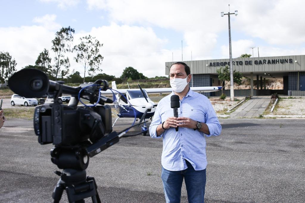 Sivaldo comemora requalificação do Aeroporto de Garanhuns