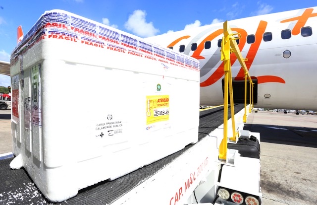 Mais 82 mil doses de vacina chegam a Pernambuco