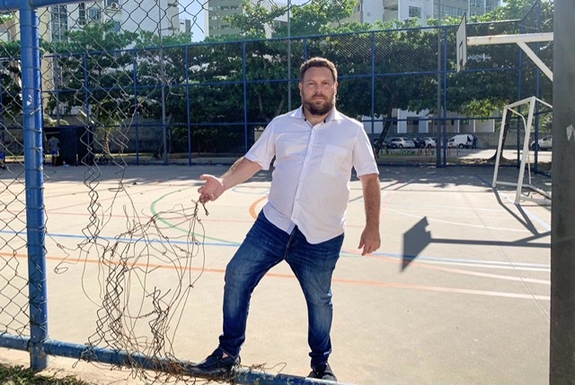 Wanderson Florêncio denuncia abandono do Parque Dona Lindu