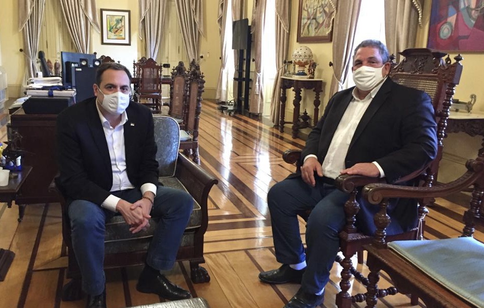 Eriberto e Paulo Câmara debatem prioridades para Pernambuco