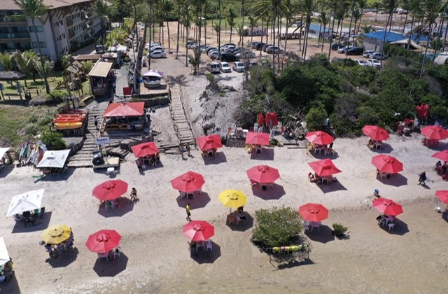 Número de pessoas em Porto de Galinhas reduz neste fim de semana