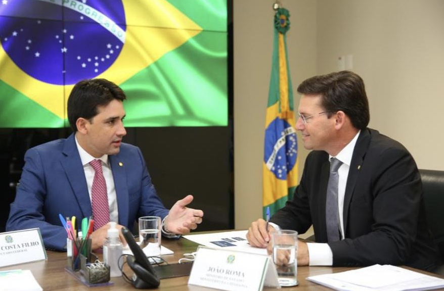 Silvio Costa Filho e João Roma discutem ações para Pernambuco