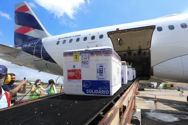 Pernambuco recebe mais 142.150 doses de vacinas