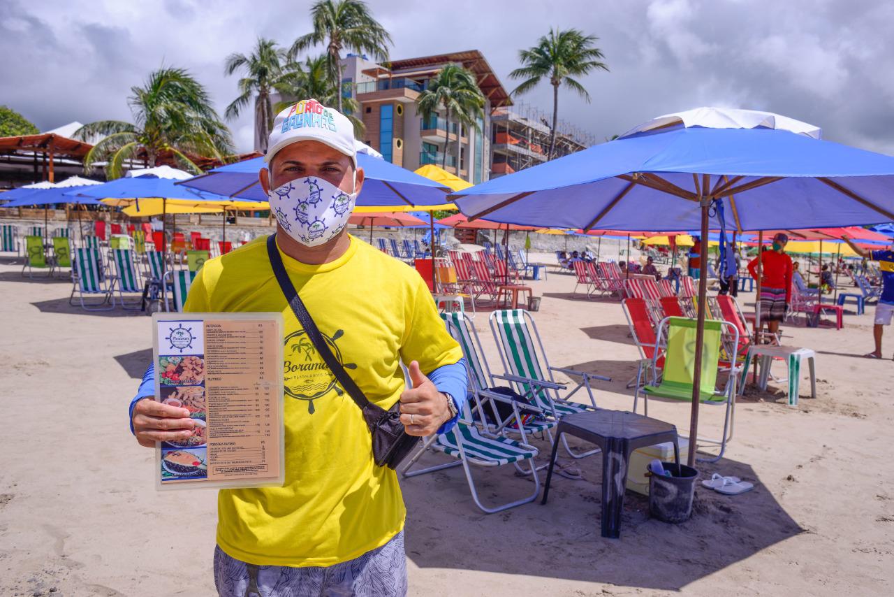 Ipojuca retoma comércio de praia com fiscalização da Prefeitura