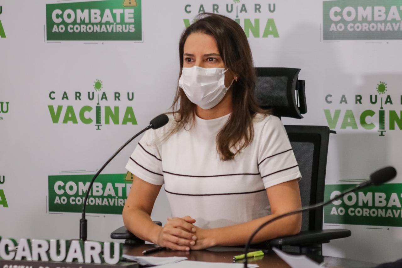 Raquel Lyra anuncia medidas para conter Covid-19 em Caruaru