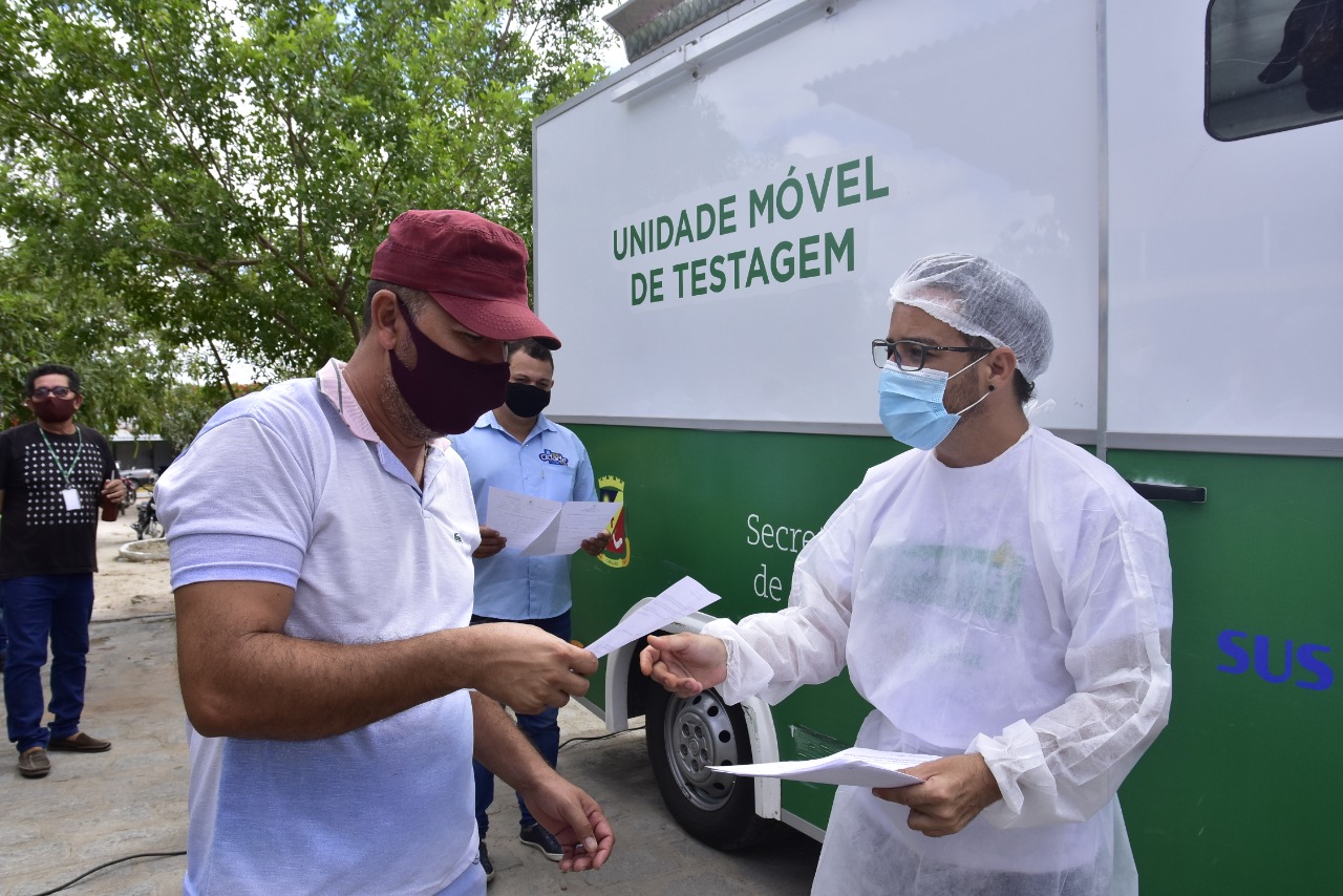 Testagens para Covid-19 são intensificadas na Ceaca