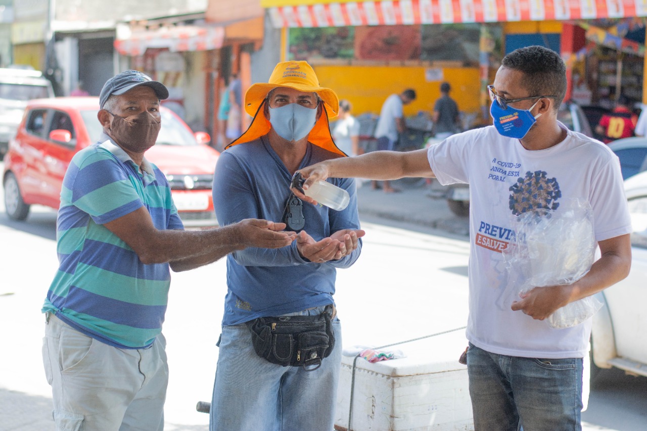 Ação de combate à Covid-19 é realizada no distrito de Pontezinha