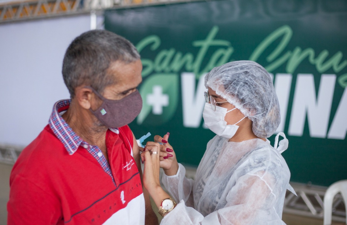 Santa Cruz realizará mutirão para aplicar 2ª dose da  AstraZeneca