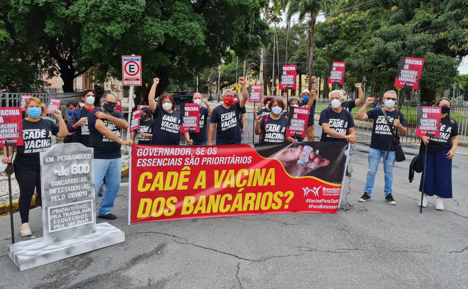 Vacina para os bancários chega a Pernambuco