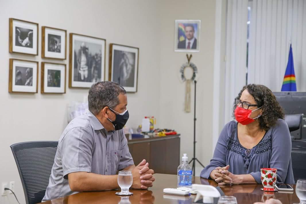 Keko do Armazém se reúne com vice-governadora