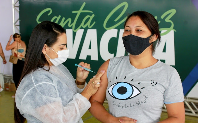 Santa Cruz reduz idade de vacinação para 32 anos