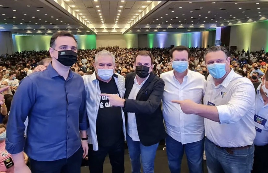 Pacheco é recebido como candidato em evento do PSD