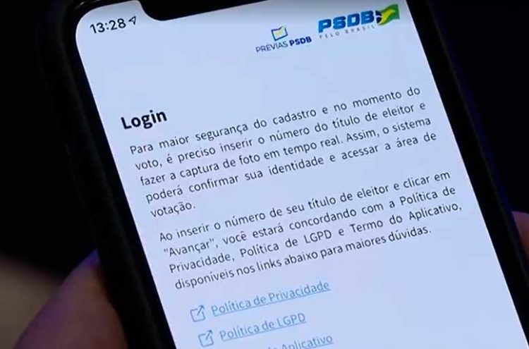 Aplicativo do PSDB pode ter sido alvo de hackers