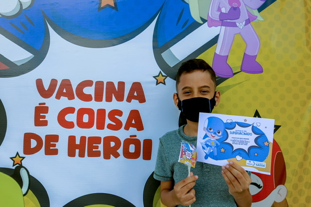 Santa Cruz inicia vacinação em crianças a partir de 9 anos