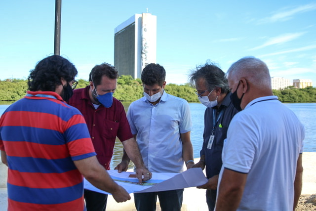 Obras do novo Cais da Aurora seguem no Recife