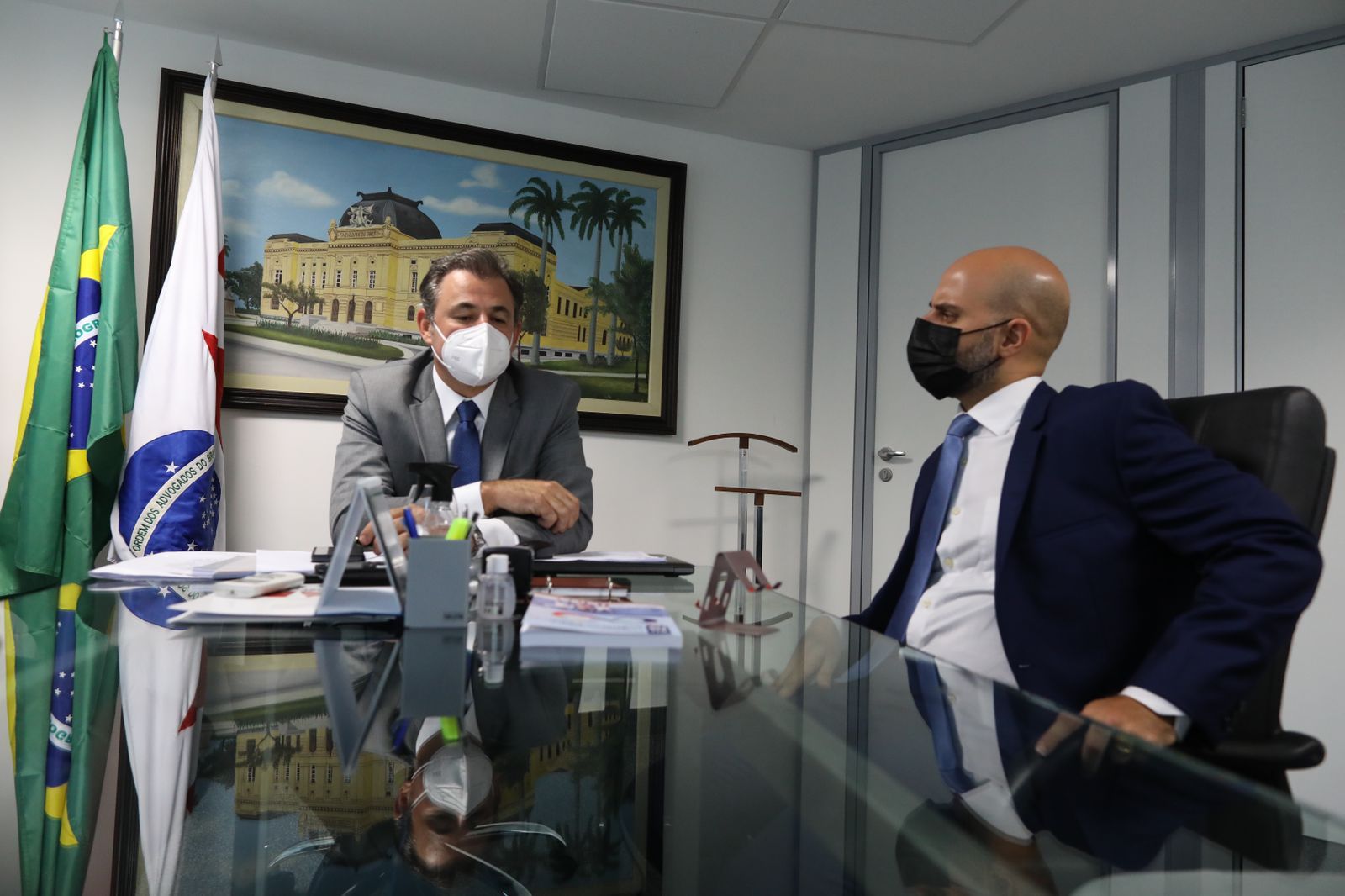 Romero Sales Filho realiza visita institucional à OAB- PE