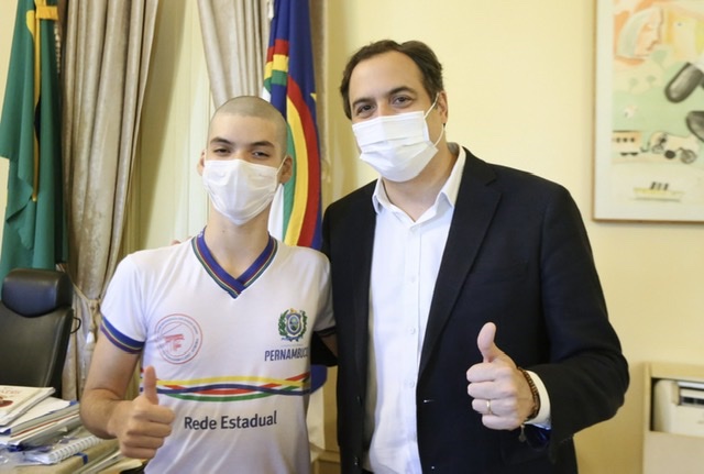 Governador recebe aprovado no 1° lugar em medicina na USP