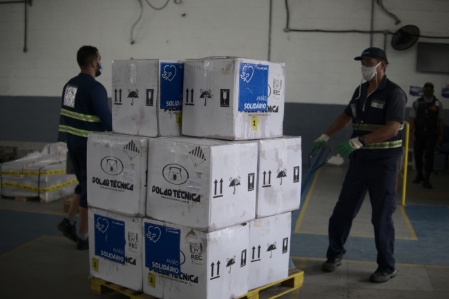 Pernambuco recebe nova remessa de vacinas da Pfizer pediátrica